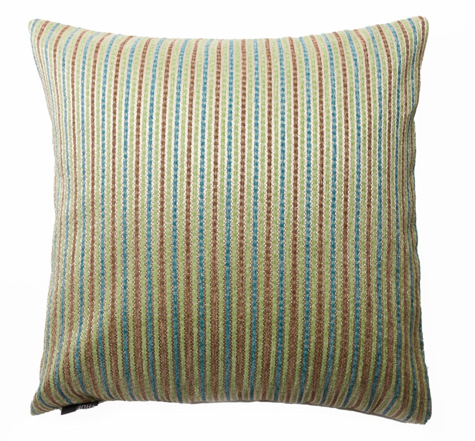 Cushion Stripe Weave Green Multi