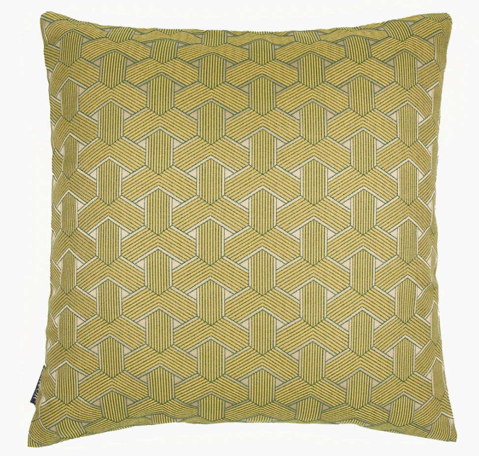 Cushion Geo Junction Green