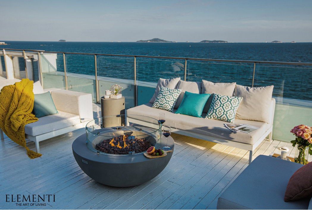 Lunar Bowl Fire table