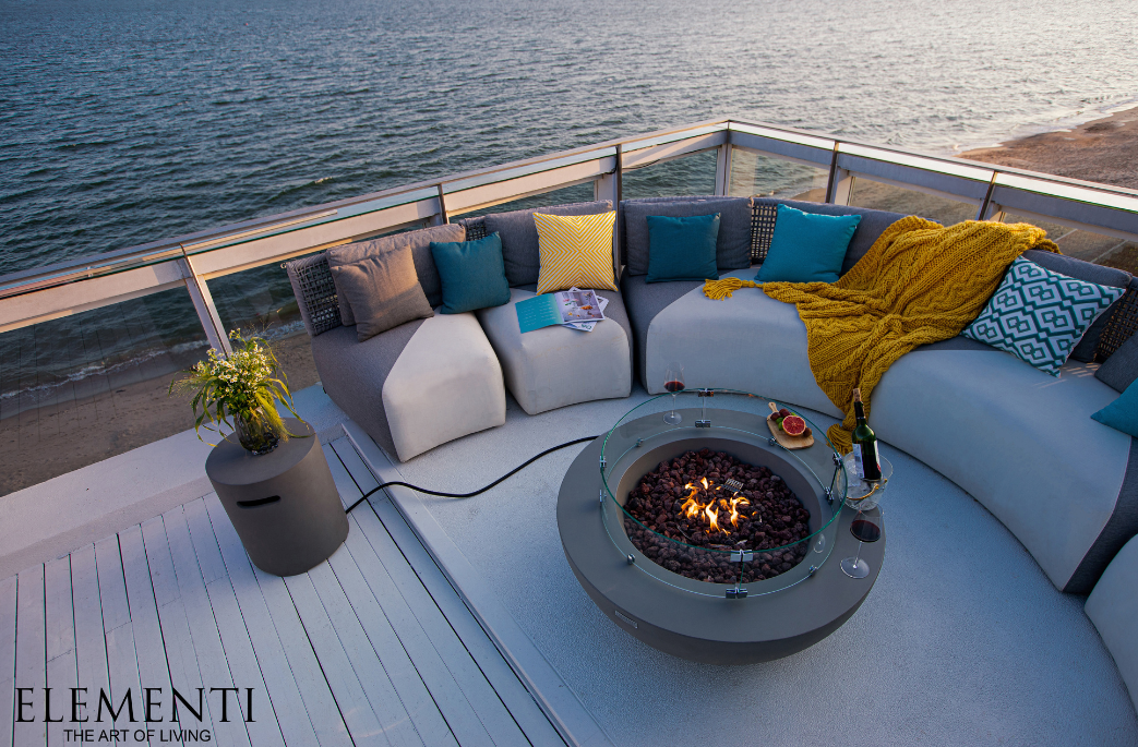 Lunar Bowl Fire table