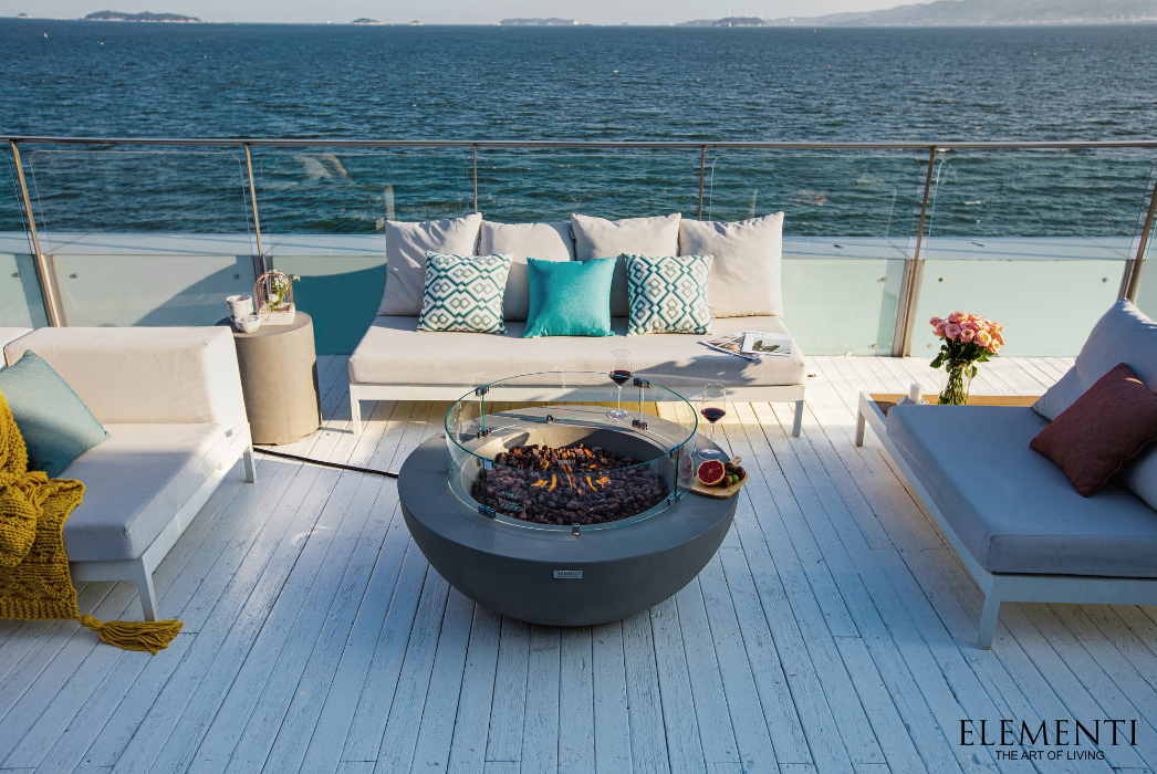 Lunar Bowl Fire table