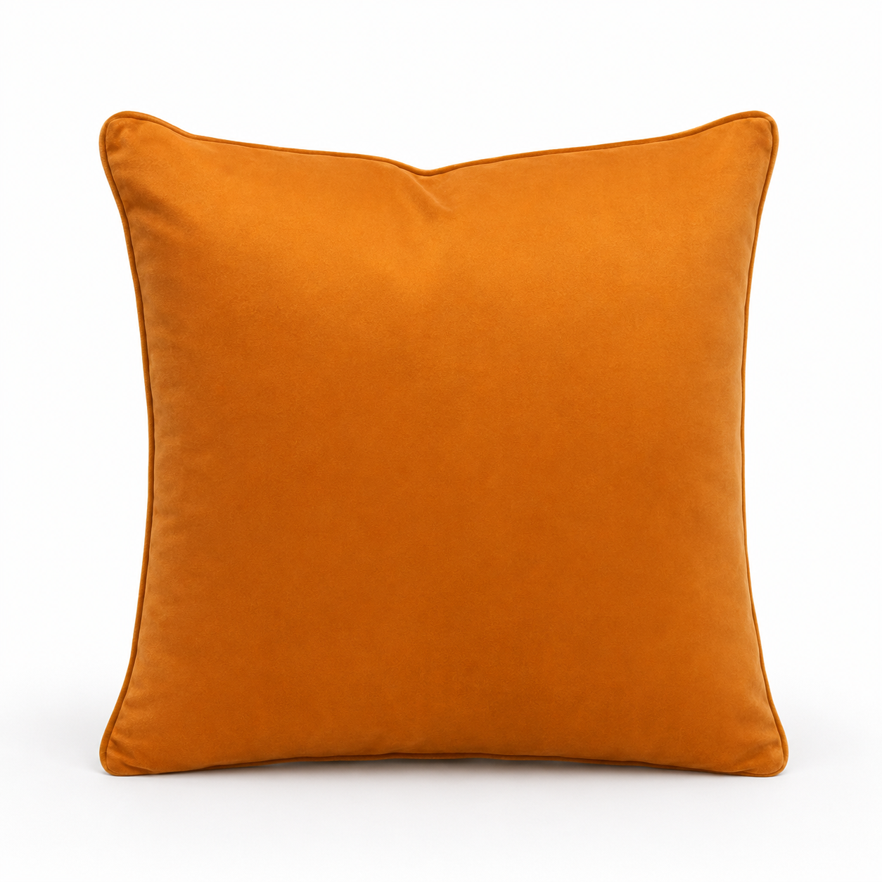 Cushion F+H Velvet Plain Copper 45x45cm Available Early Oct