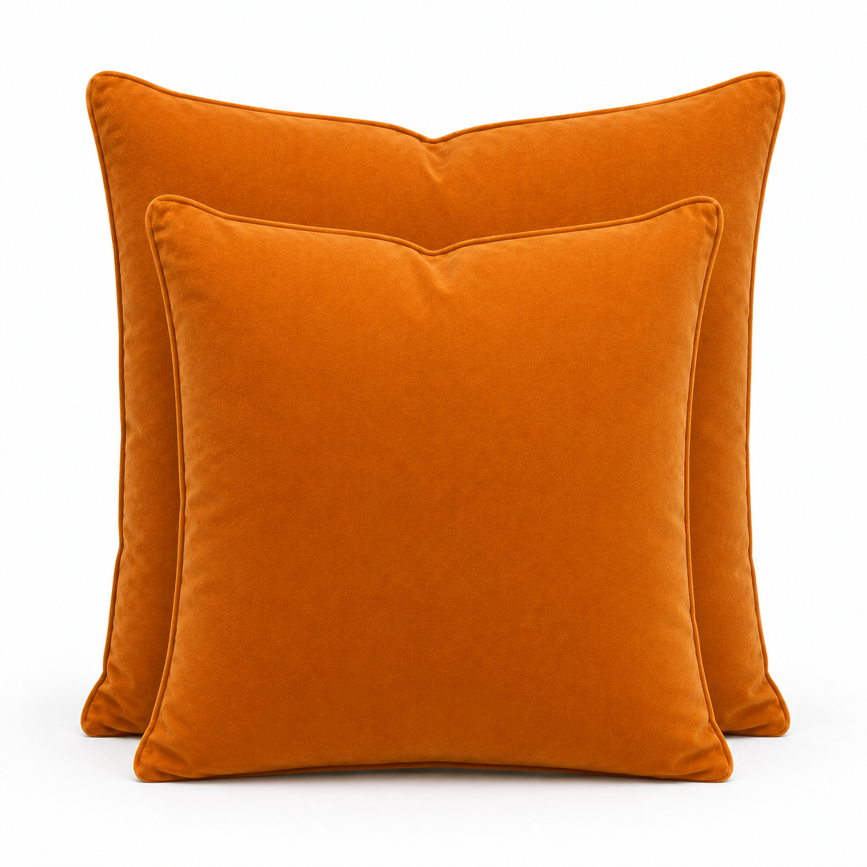 Cushion F+H Velvet Plain Copper 50x50cm