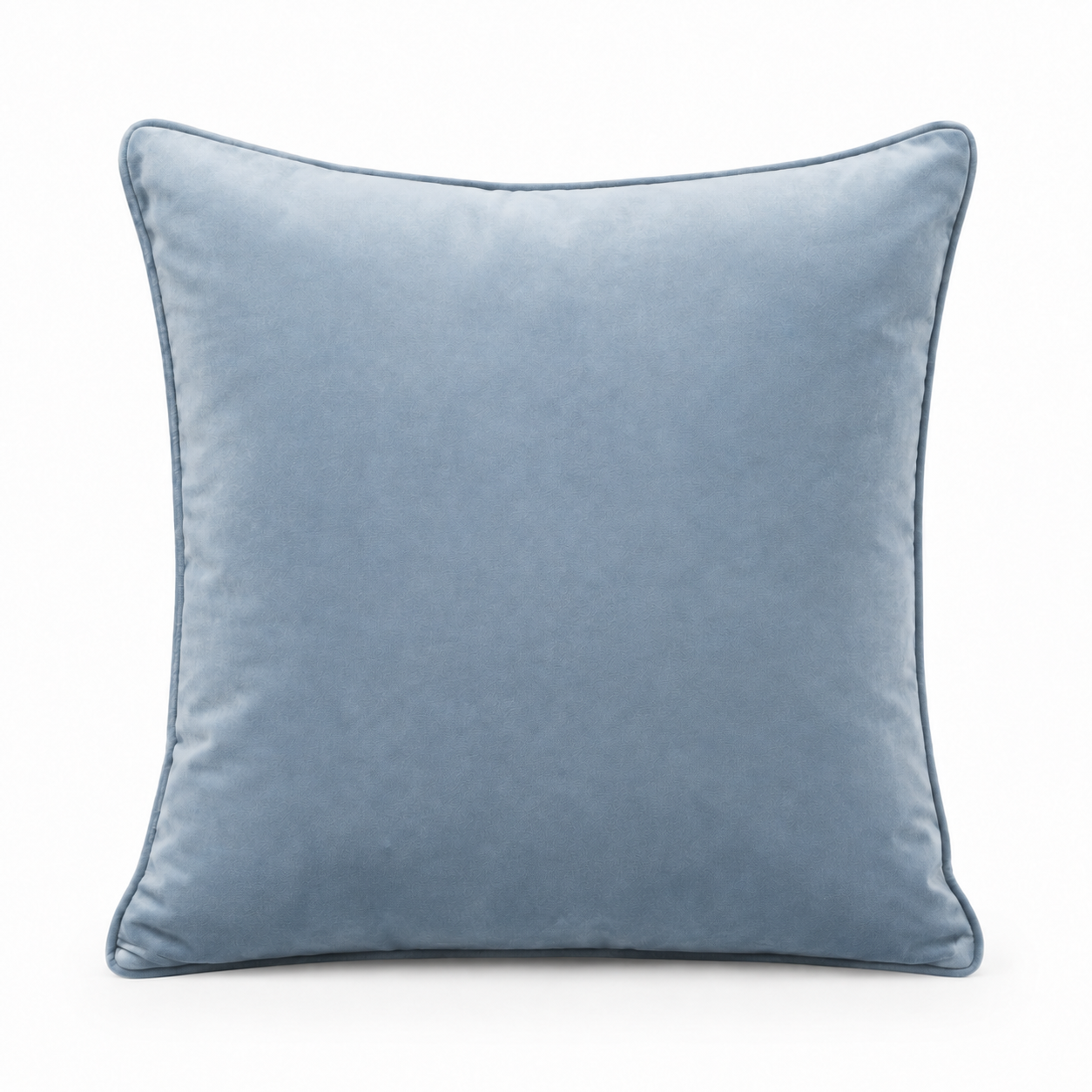 Cushion F+H Velvet Plain Gentle Blue 45x45cm