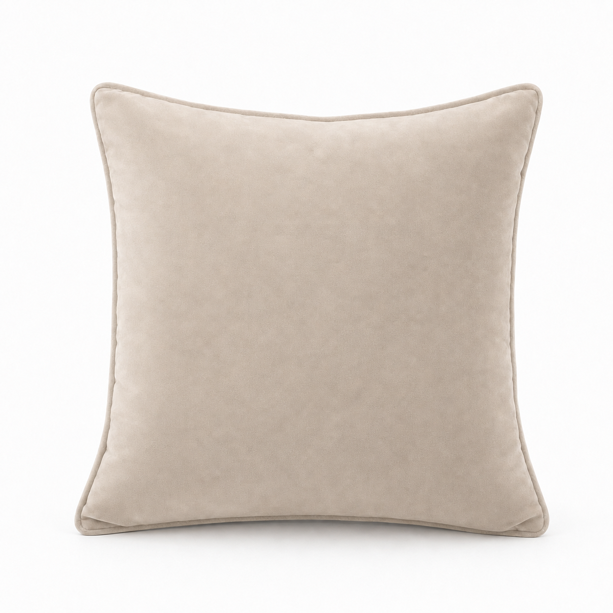 Cushion F+H Velvet Plain Mocha 45x45cm