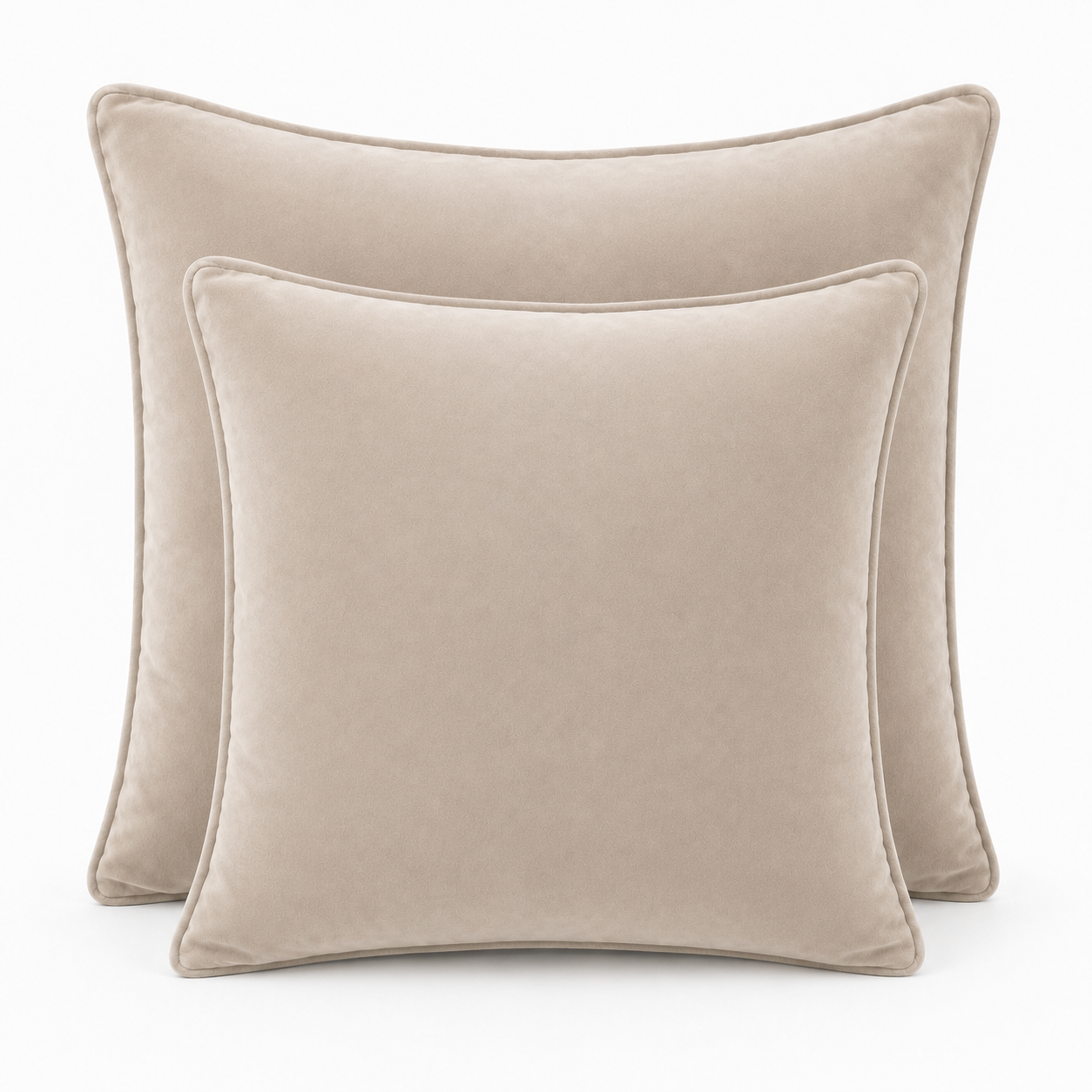 Cushion F+H Velvet Plain Mocha 50x50cm