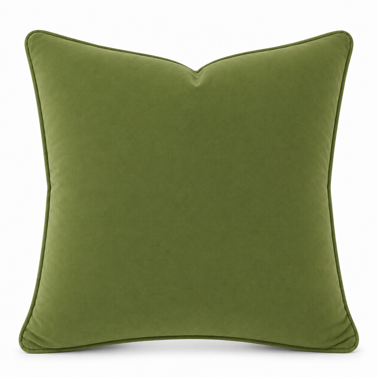 Cushion F+H Velvet Plain Moss Green 50x50cm