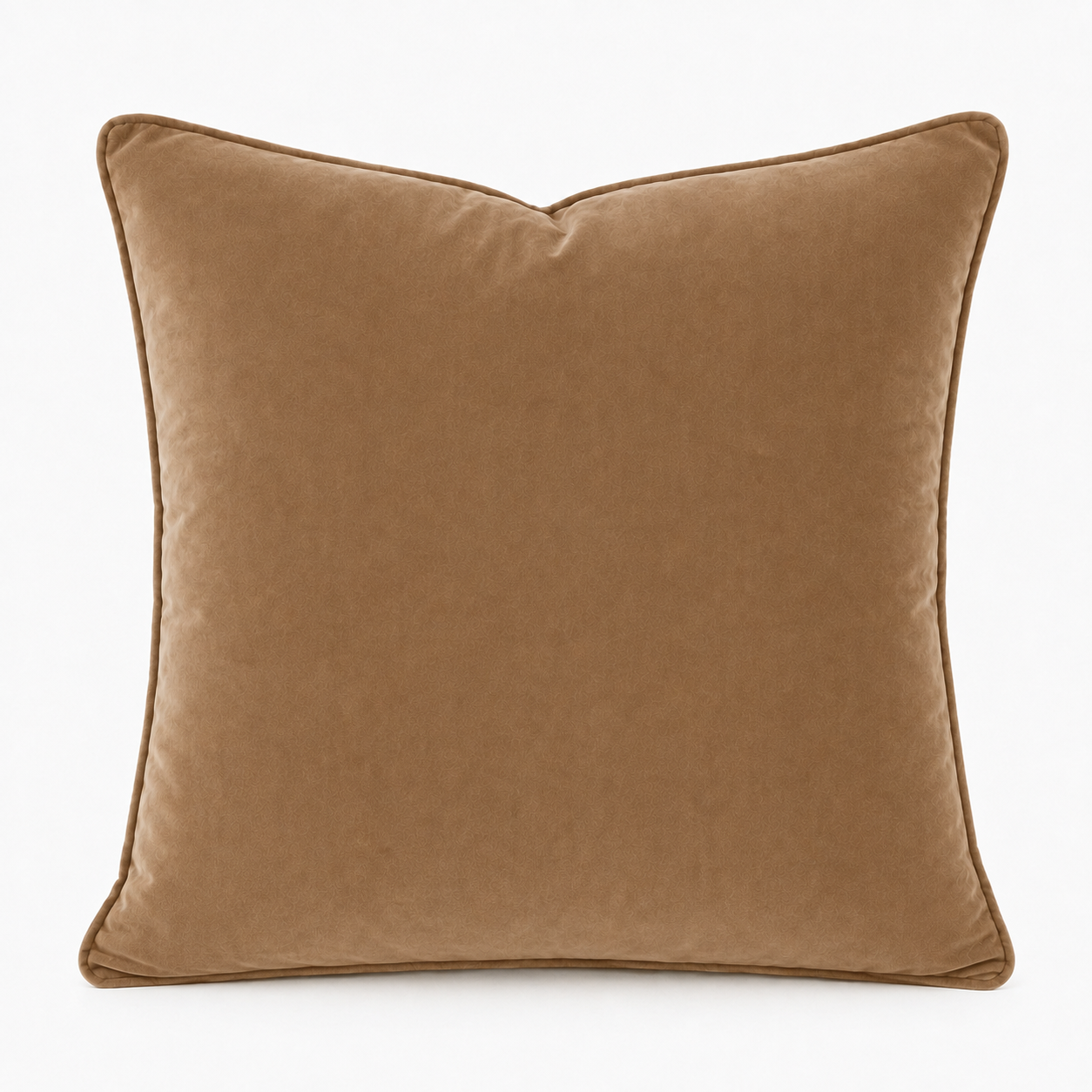 Cushion F+H Velvet Plain Warm Beige 50x50cm