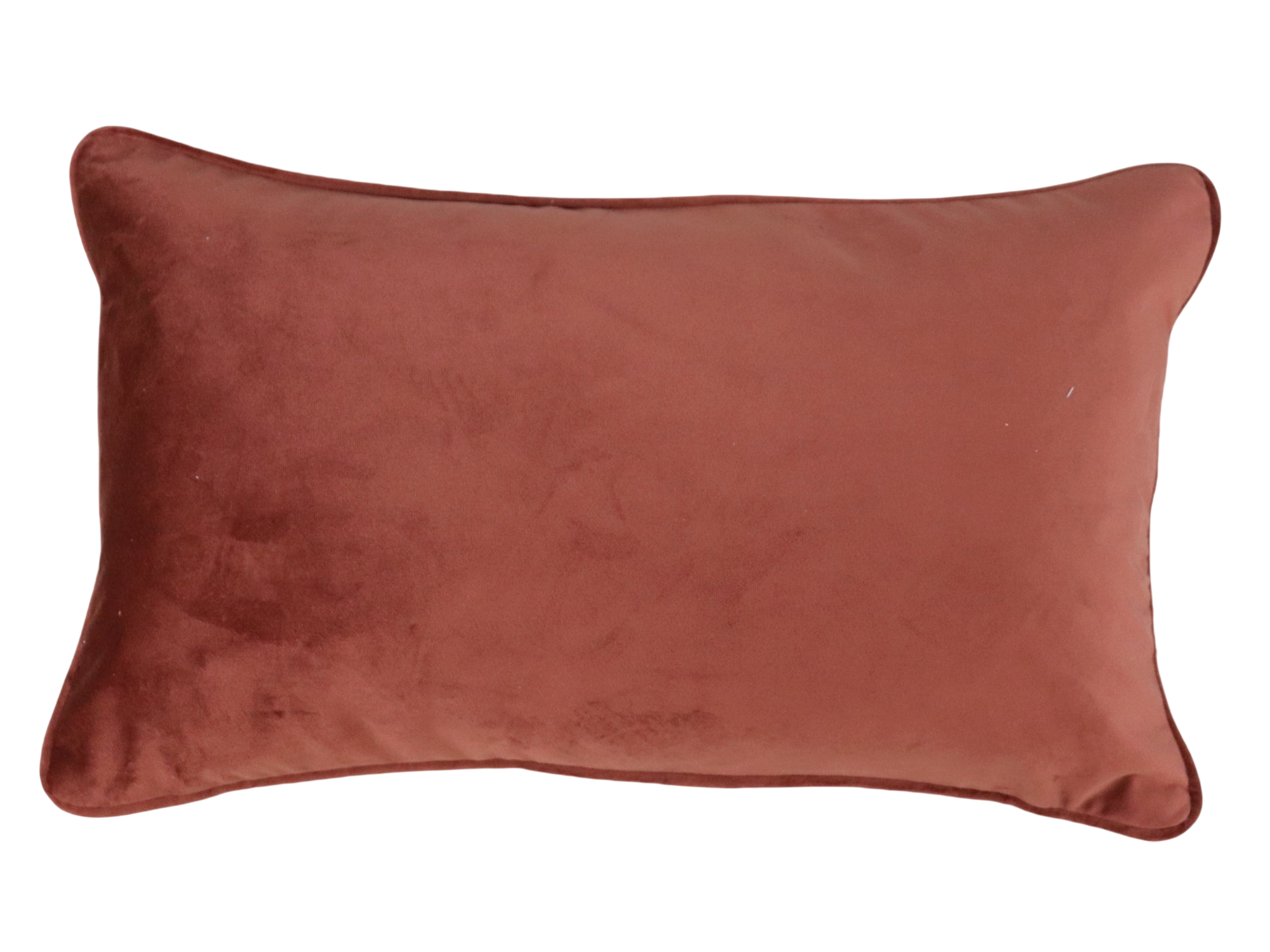 Cushion F+H Velvet Plain Rich Chocolate 30x50cm