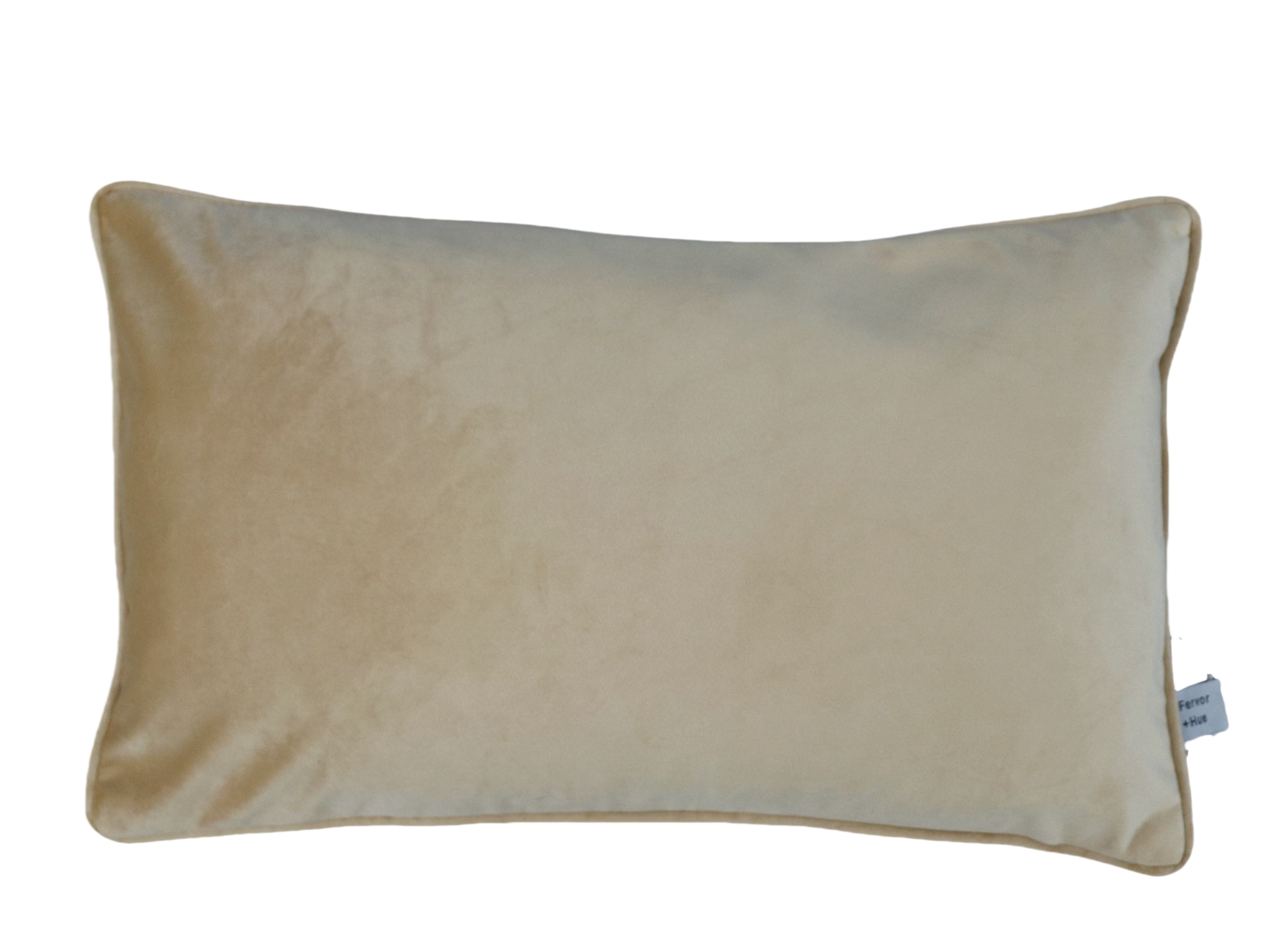 Cushion F+H Velvet Plain Warm Beige 30x50cm