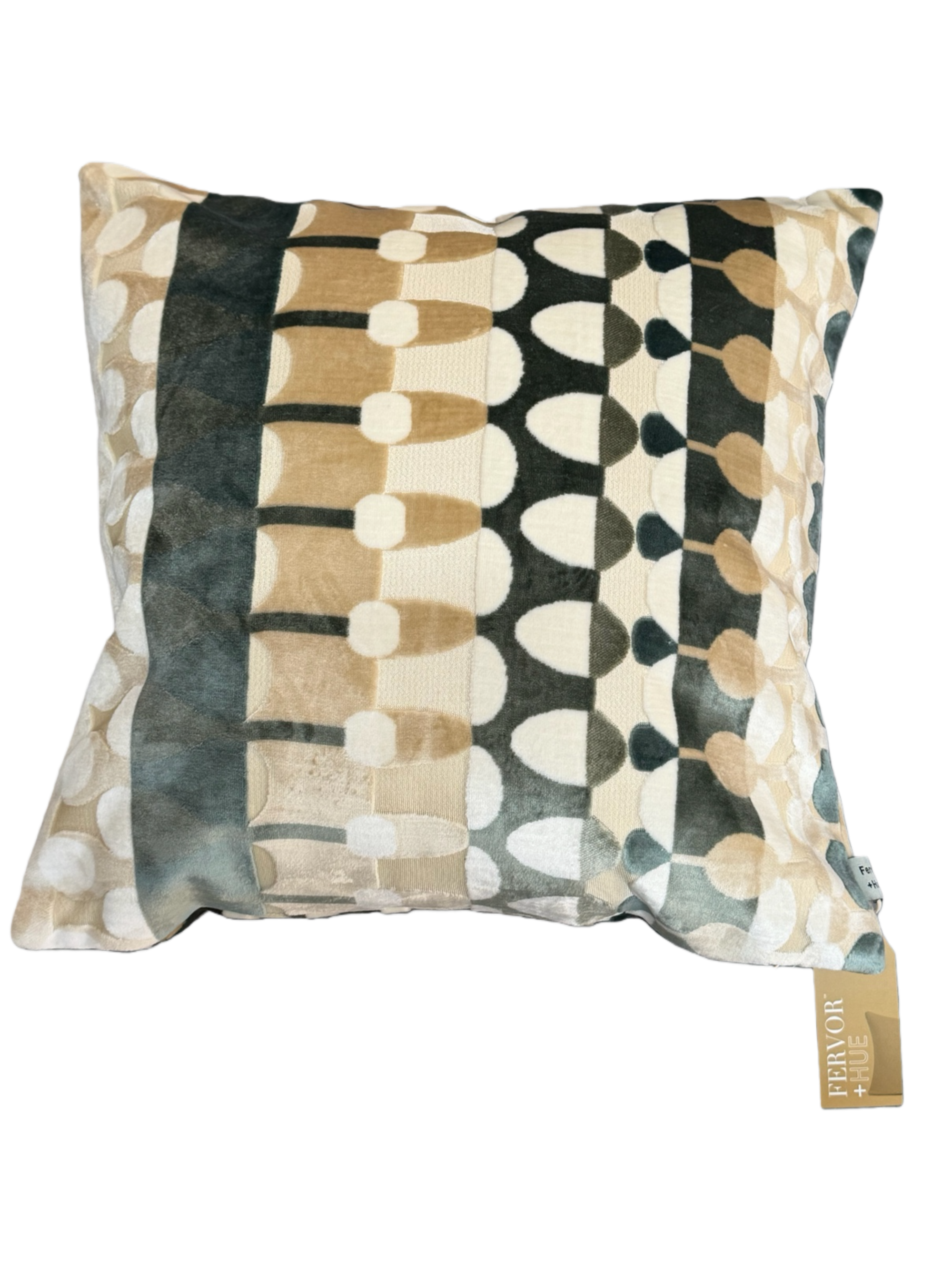 Cushion F+H Studio Geo Ninepins Cream