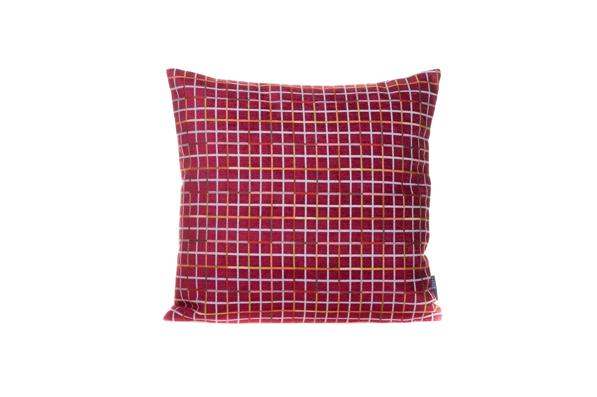 Cushion Geo Grid Copper Multi - Fervor + Hue