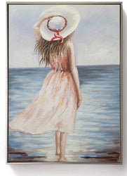 Framed Oil Painting - Summer Dream Dress - Fervor + Hue