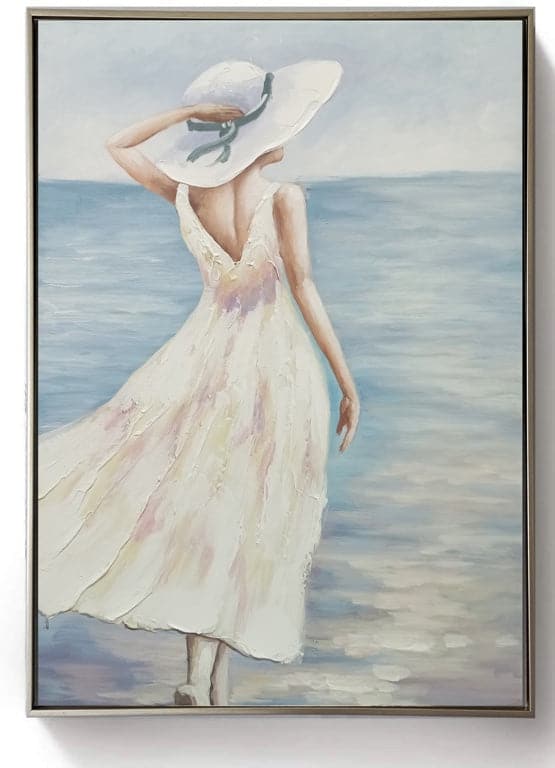 Framed Oil Painting - Summer Dream Dress Mist - Fervor + Hue