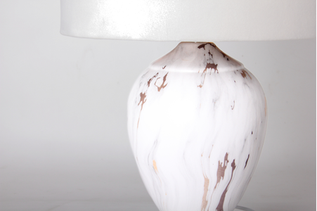 White Table Lamp CH2110126 - Fervor + Hue
