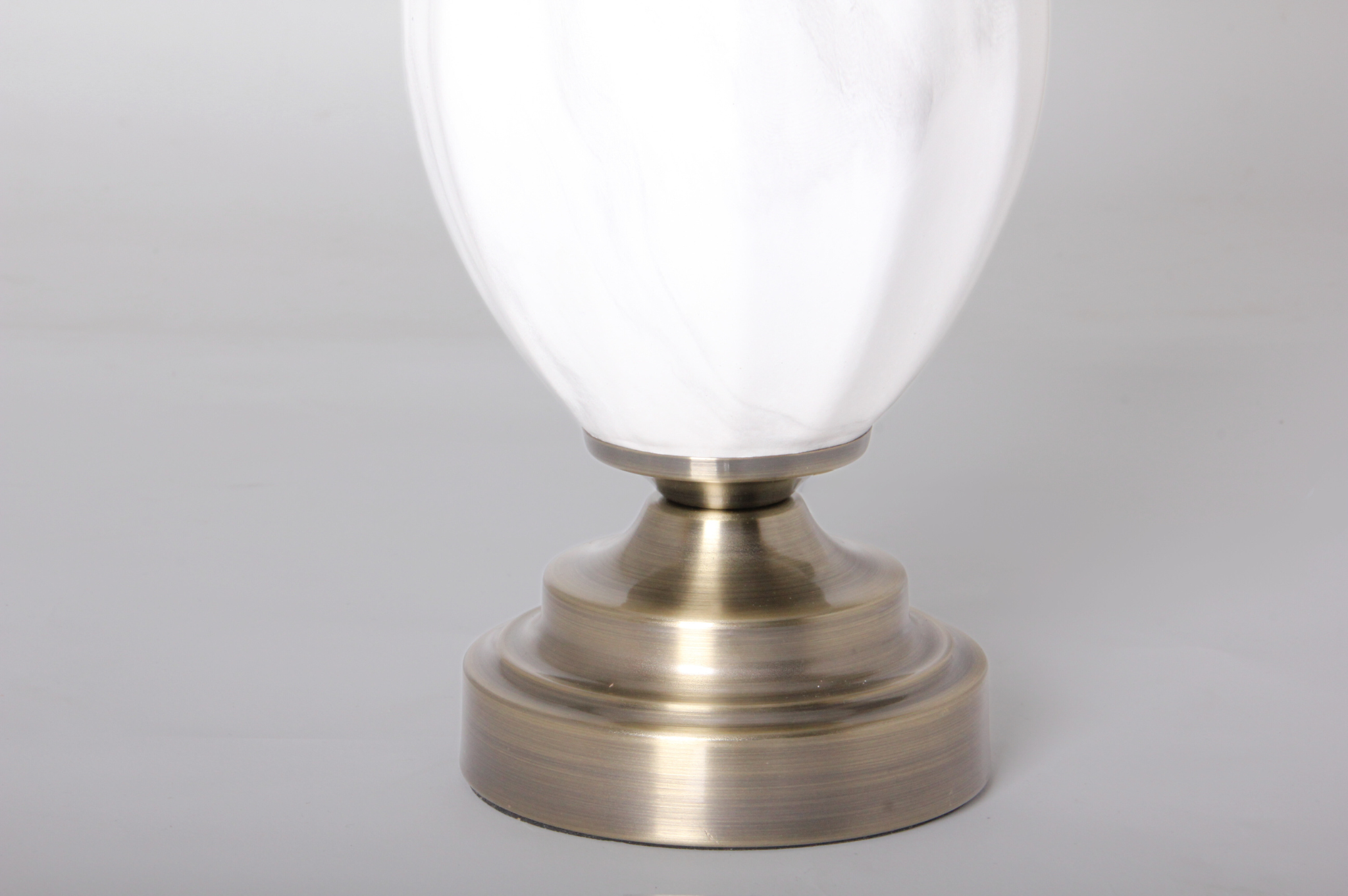 White Table Lamp Brass Base CH2110T008 - Fervor + Hue