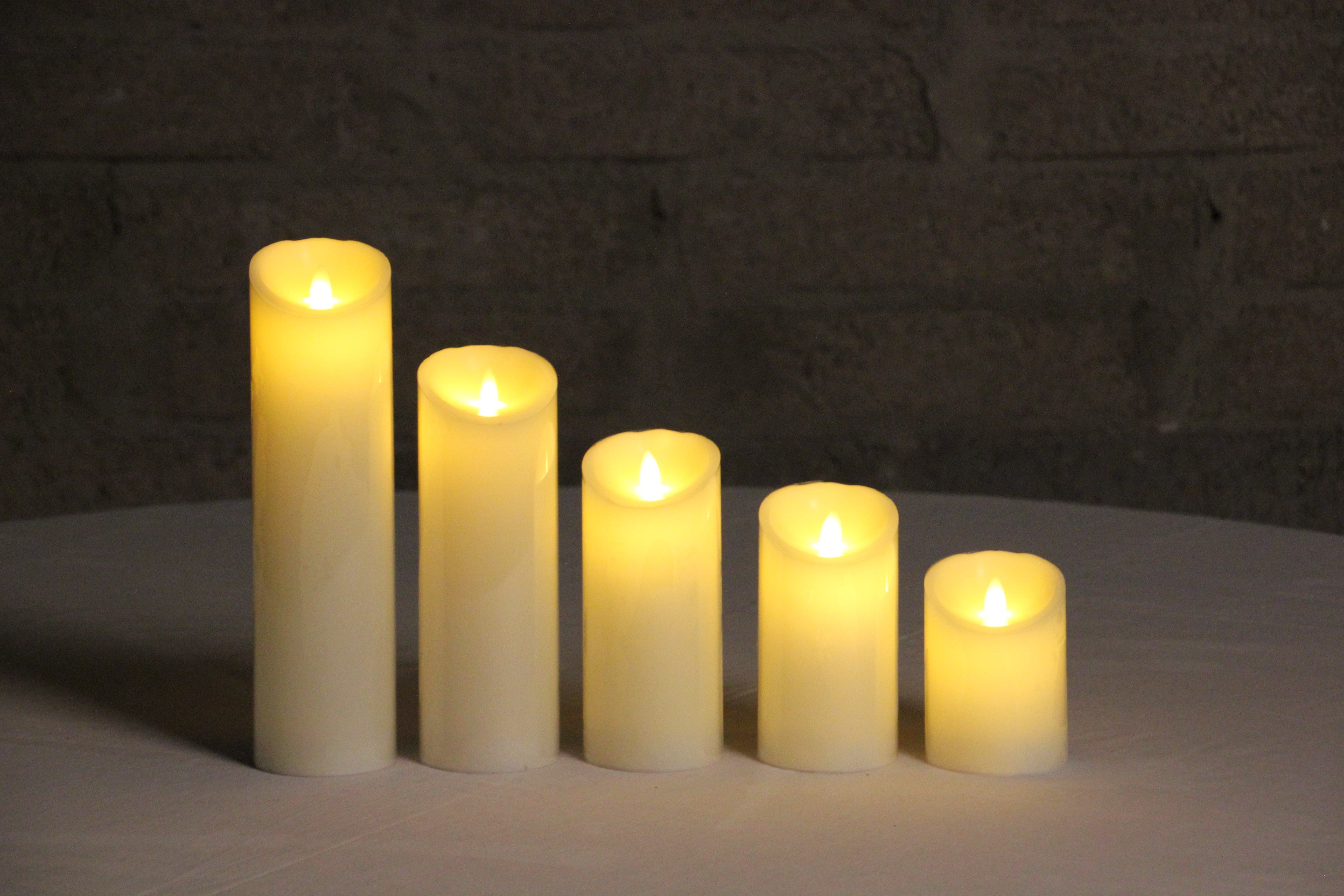 Battery Operated Candles With Timer - Fervor + Hue