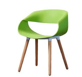 Celine Curl Ribbon Chair Green - Fervor + Hue