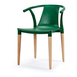 Daisy T Curve Chair Emerald Green - Fervor + Hue