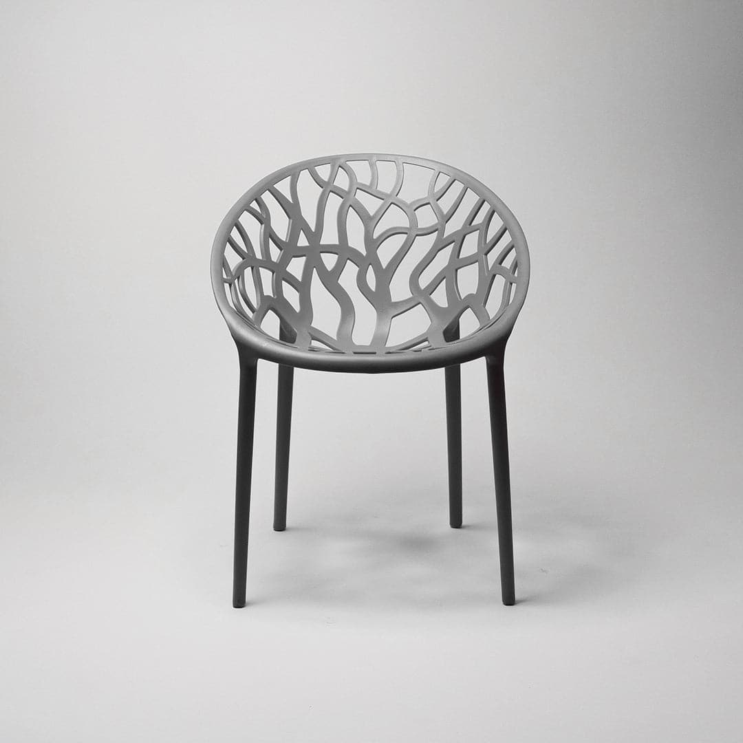 Millie Trellis Garden Chair - Grey - Fervor + Hue