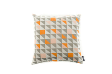 Cushion Geo Mini Angles Orange - Fervor + Hue