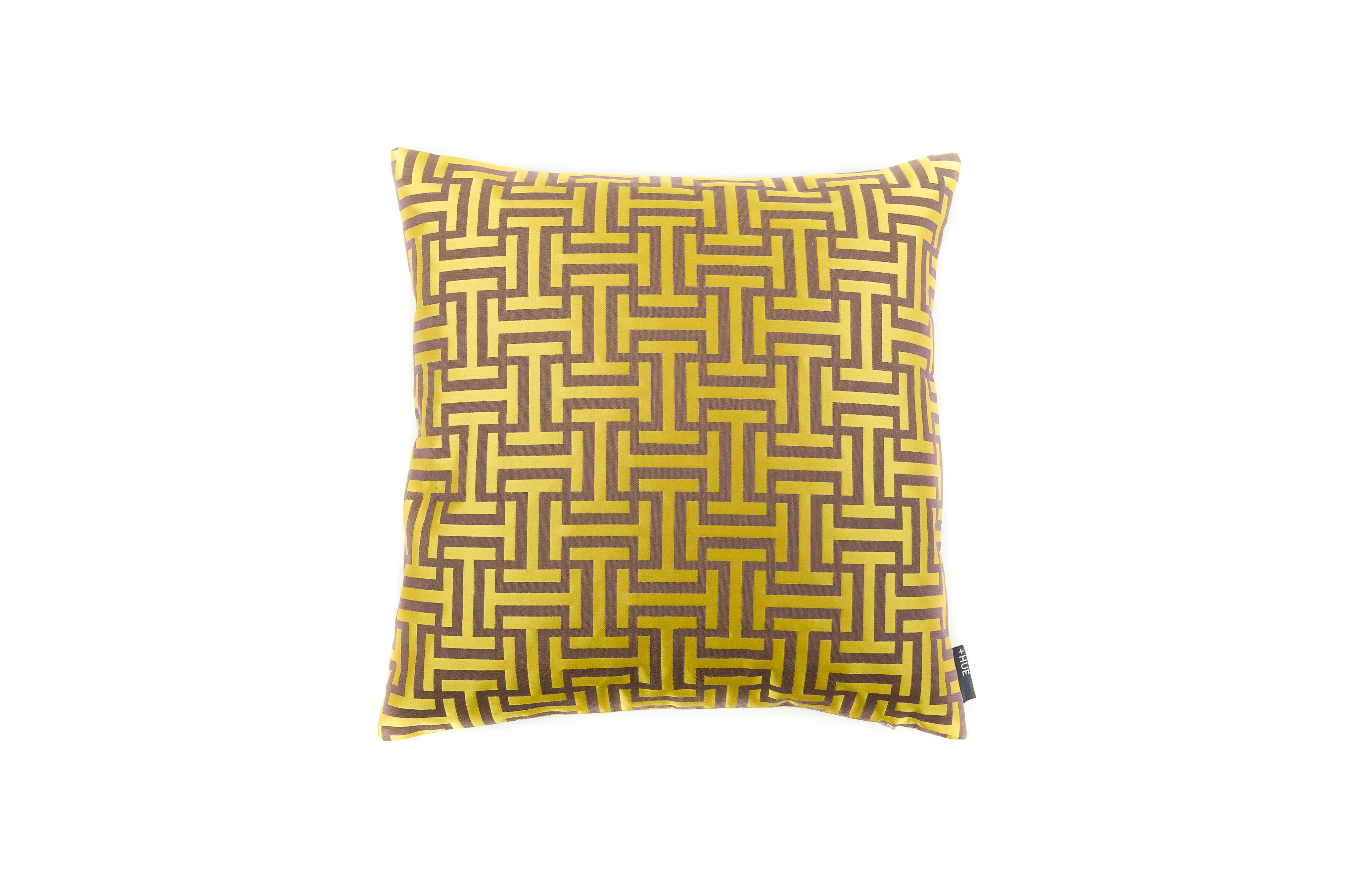 Cushion Abstract Chic Goid - Fervor + Hue