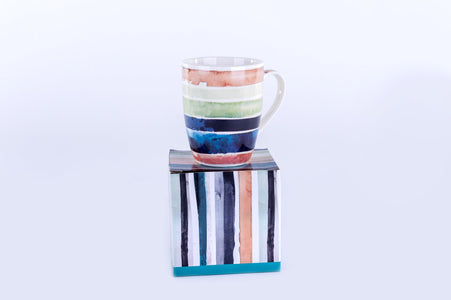 Mug Water Colour Series - Fervor + Hue