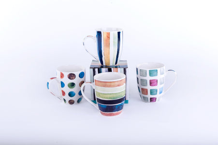 Mug Water Colour Series - Fervor + Hue