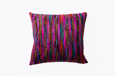 Cushion Fun Knit Rope Purple Multi - Fervor + Hue