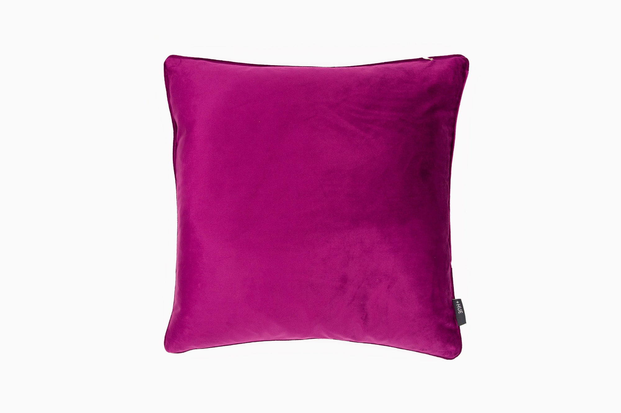 Velvet Piped Purple Cushion - Fervor + Hue
