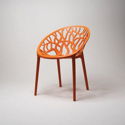 Millie Trellis Garden Chair - Orange - Fervor + Hue