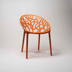 Millie Trellis Garden Chair - Orange - Fervor + Hue